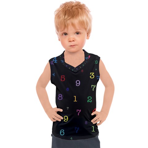 Numbers, Math, Keyboard Kids  Sport Tank Top by kyorashop23