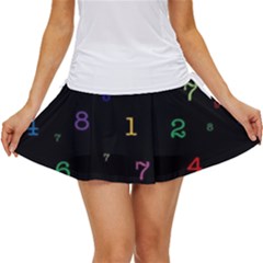 Numbers, Math, Keyboard Women s Skort by kyorashop23