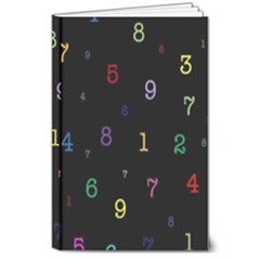 Numbers, Math, Keyboard 8  X 10  Hardcover Notebook by kyorashop23