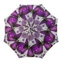 Purple Butterflies, Abstract, Floral, Flowers Golf Umbrellas View1