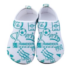 Real Madrid, Background, Pattern, Sport Women s Sock-style Water Shoes by kyorashop23