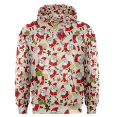 Santa Claus Patterns, Christmas Decorations Men s Core Hoodie