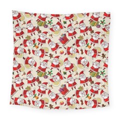 Santa Claus Patterns, Christmas Decorations Square Tapestry (large)