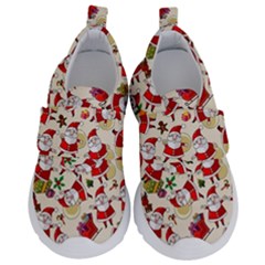 Santa Claus Patterns, Christmas Decorations Kids  Velcro No Lace Shoes