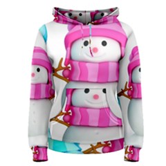 Two Snowmen, Women s Pullover Hoodie