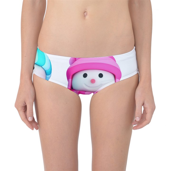 Two Snowmen, Classic Bikini Bottoms