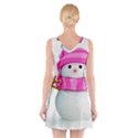 Two Snowmen, V-Neck Sleeveless Dress View2