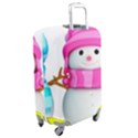 Two Snowmen, Luggage Cover (Medium) View2