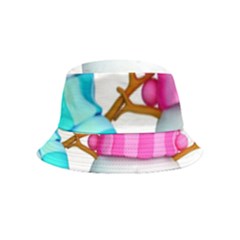 Two Snowmen, Inside Out Bucket Hat (kids) by kyorashop23