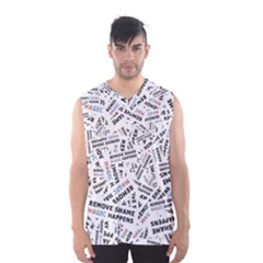 Embrace The Magic Inspirational Phrase Pattern Men s Basketball Tank Top by dflcprintsclothing