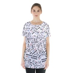 Embrace The Magic Inspirational Phrase Pattern Skirt Hem Sports Top by dflcprintsclothing