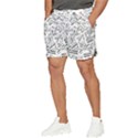 Embrace The Magic Inspirational Phrase Pattern Men s Runner Shorts View3