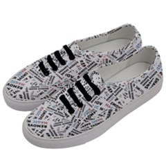 Embrace The Magic Inspirational Phrase Pattern Men s Classic Low Top Sneakers by dflcprintsclothing