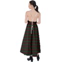 Geometric Abstract Pattern Line Tie Back Maxi Dress View2