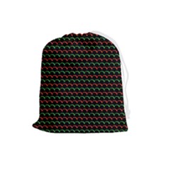 Geometric Abstract Pattern Line Drawstring Pouch (large) by Salmanaz77