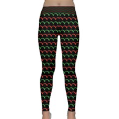 Geometric Abstract Pattern Line Classic Yoga Leggings