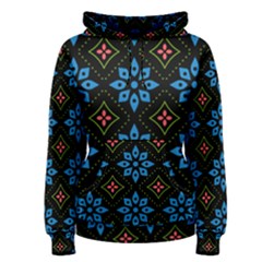 Flower Pattern Flora Floral Seamless Women s Pullover Hoodie