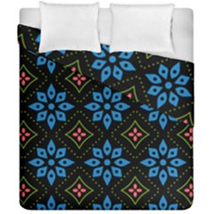 Flower Pattern Flora Floral Seamless Duvet Cover Double Side (california King Size) by Salmanaz77