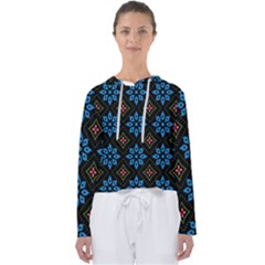 Flower Pattern Flora Floral Seamless Women s Slouchy Sweat