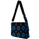 Flower Pattern Flora Floral Seamless Full Print Messenger Bag (S) View2