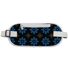 Flower Pattern Flora Floral Seamless Rounded Waist Pouch by Salmanaz77