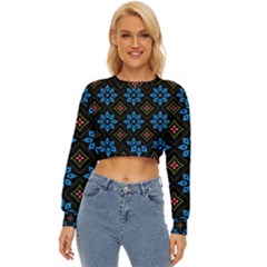 Flower Pattern Flora Floral Seamless Lightweight Long Sleeve Sweatshirt by Salmanaz77