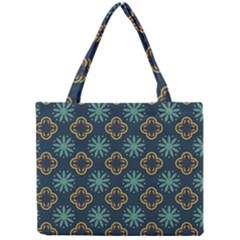 Flowers Pattern Design Abstract Mini Tote Bag by Salmanaz77