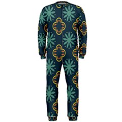 Flowers Pattern Design Abstract Onepiece Jumpsuit (men)