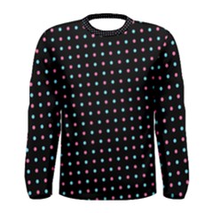 Pattern Dots Wallpaper Seamless Men s Long Sleeve T-shirt