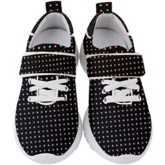 Pattern Dots Wallpaper Seamless Kids  Velcro Strap Shoes by Salmanaz77