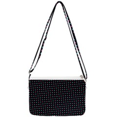 Pattern Dots Wallpaper Seamless Double Gusset Crossbody Bag by Salmanaz77