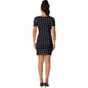 Pattern Dots Wallpaper Seamless Fitted Knot Split End Bodycon Dress View4