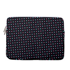 Pattern Dots Wallpaper Seamless 14  Vertical Laptop Sleeve Case With Pocket