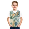 Leaves Pattern Flora Kids  Basketball Tank Top View1