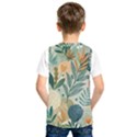 Leaves Pattern Flora Kids  Basketball Tank Top View2