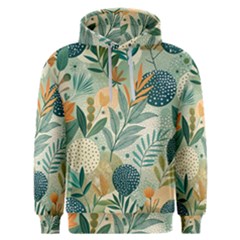 Leaves Pattern Flora Men s Overhead Hoodie