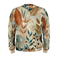 Leaves Pattern Floral Men s Sweatshirt