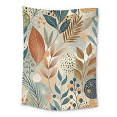 Leaves Pattern Floral Medium Tapestry