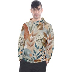 Leaves Pattern Floral Men s Pullover Hoodie