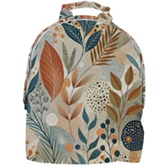 Leaves Pattern Floral Mini Full Print Backpack by Salmanaz77