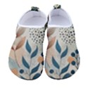 Leaves Pattern Floral Men s Sock-Style Water Shoes View1