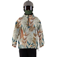 Leaves Pattern Floral Men s Ski And Snowboard Waterproof Breathable Jacket by Salmanaz77