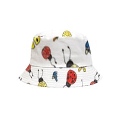 Seamless Pattern Nature Flowers Inside Out Bucket Hat (kids)