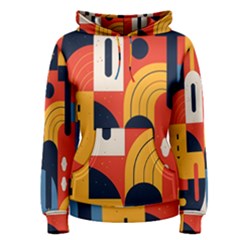 Abstract Pattern Design Women s Pullover Hoodie