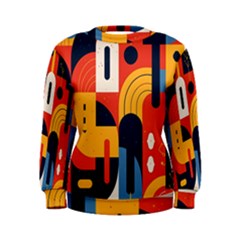 Abstract Pattern Design Women s Sweatshirt