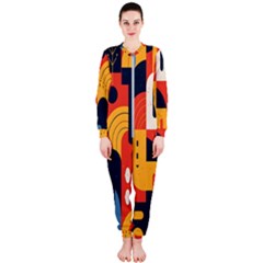 Abstract Pattern Design Onepiece Jumpsuit (ladies)