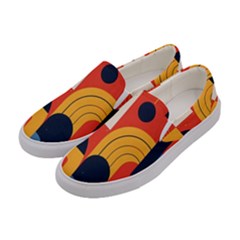 Abstract Pattern Design Women s Canvas Slip Ons by Salmanaz77