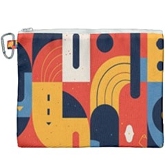 Abstract Pattern Design Canvas Cosmetic Bag (xxxl) by Salmanaz77