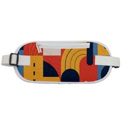 Abstract Pattern Design Rounded Waist Pouch by Salmanaz77