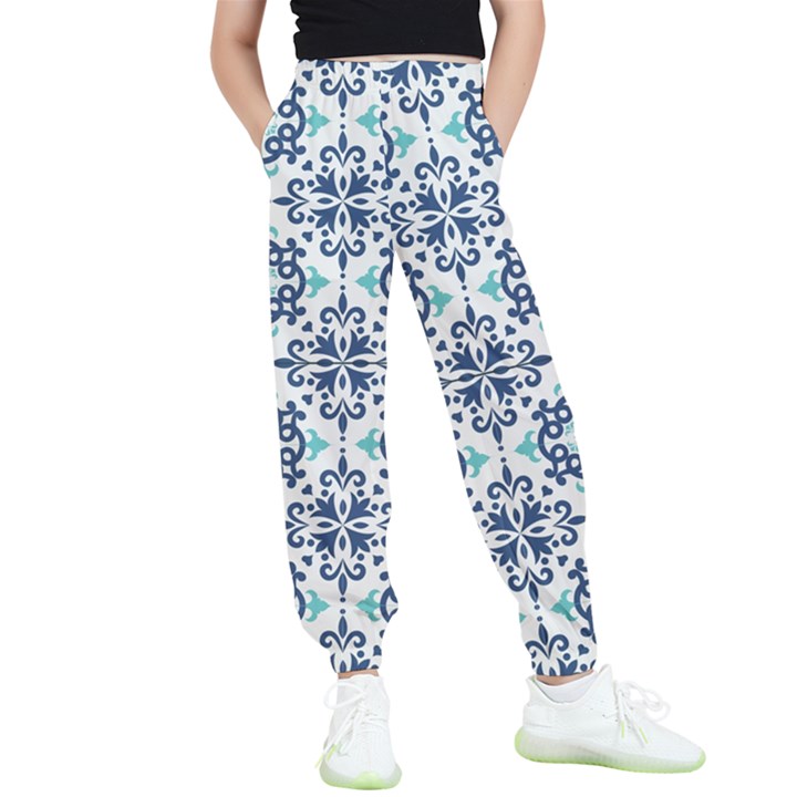 Tiles Abstract Pattern Texture Design Kids  Joggers